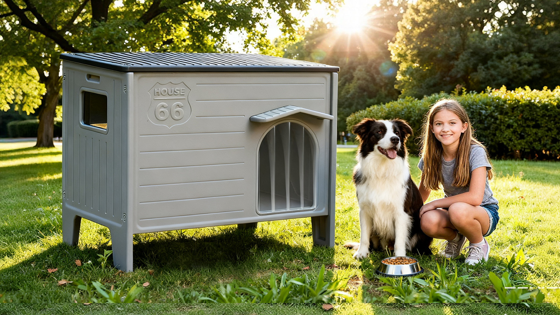 Amazon.com : Rockever Heated Dog House Outdoor Indoor for Small
